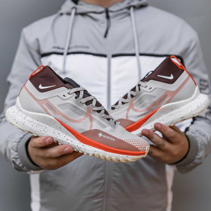 Кросівки Nike React Pegasus Trail 4 Gore-Tex White/Orange premium