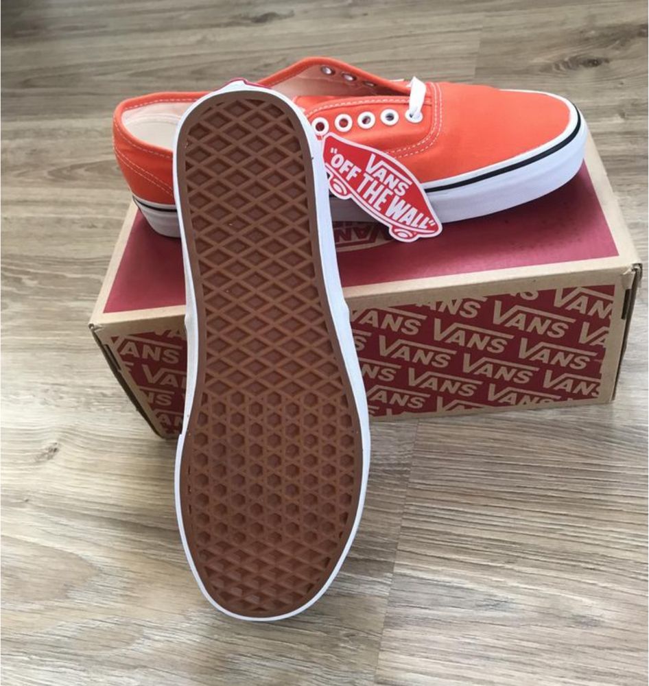 Кеди vans authentic orange