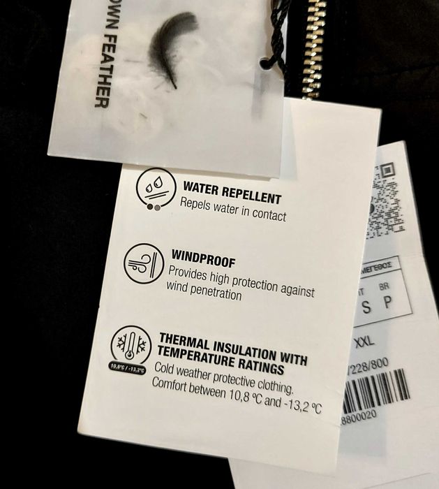 Куртка пуффер S Zara осінь зима водовідштовхувальна жіноча нова колекц