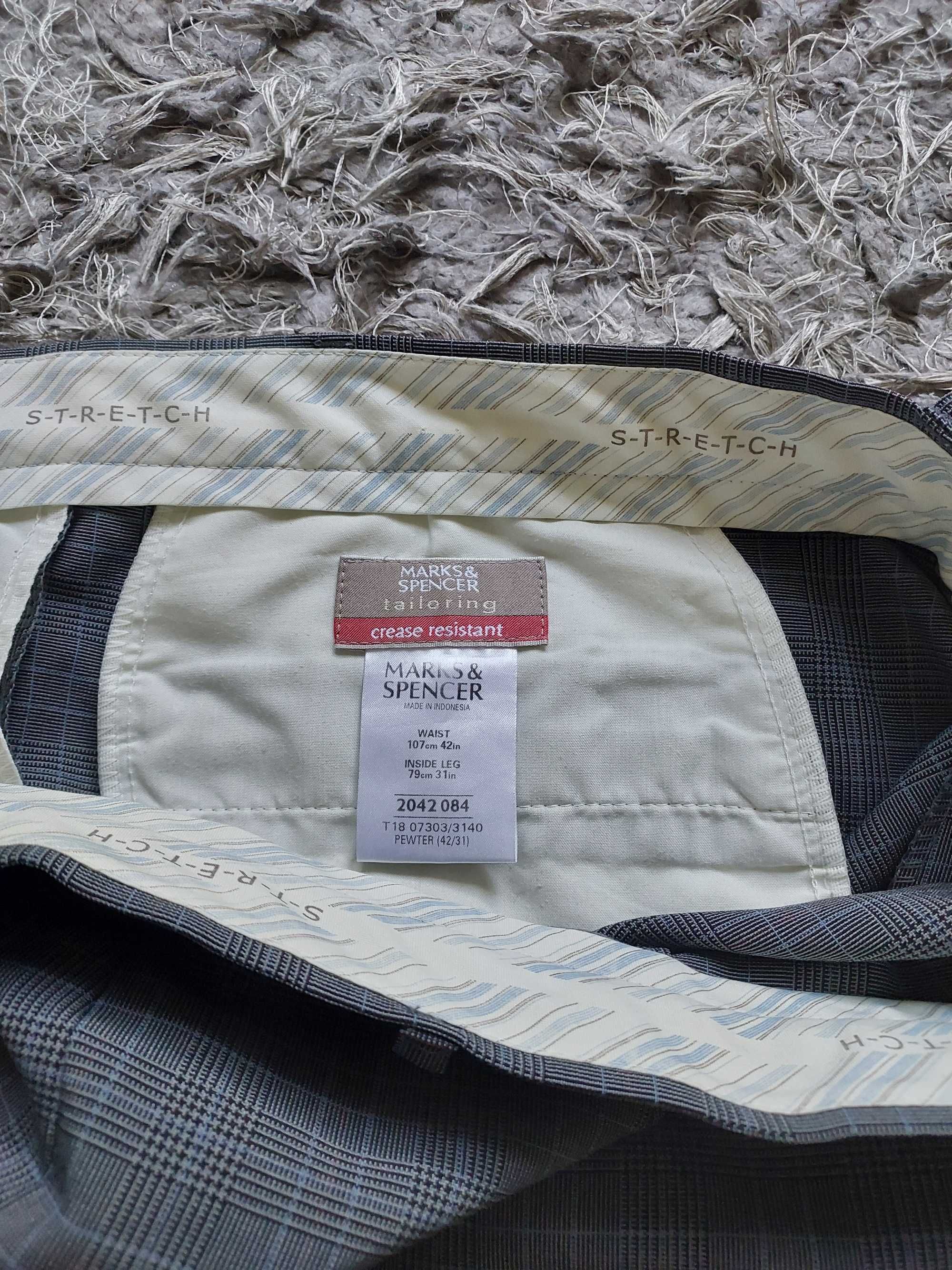 Spodnie okolicznościowe, garniturowe męskie XL/XXL 174/176 3 szt