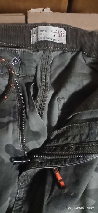 Spodnie chłopięce moro  152