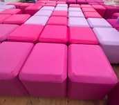 Pufy siedziska fotele  Tetris