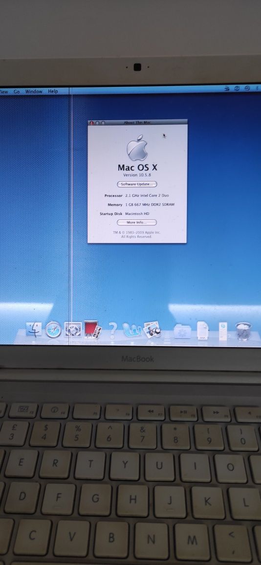 Macbook 2005 branco