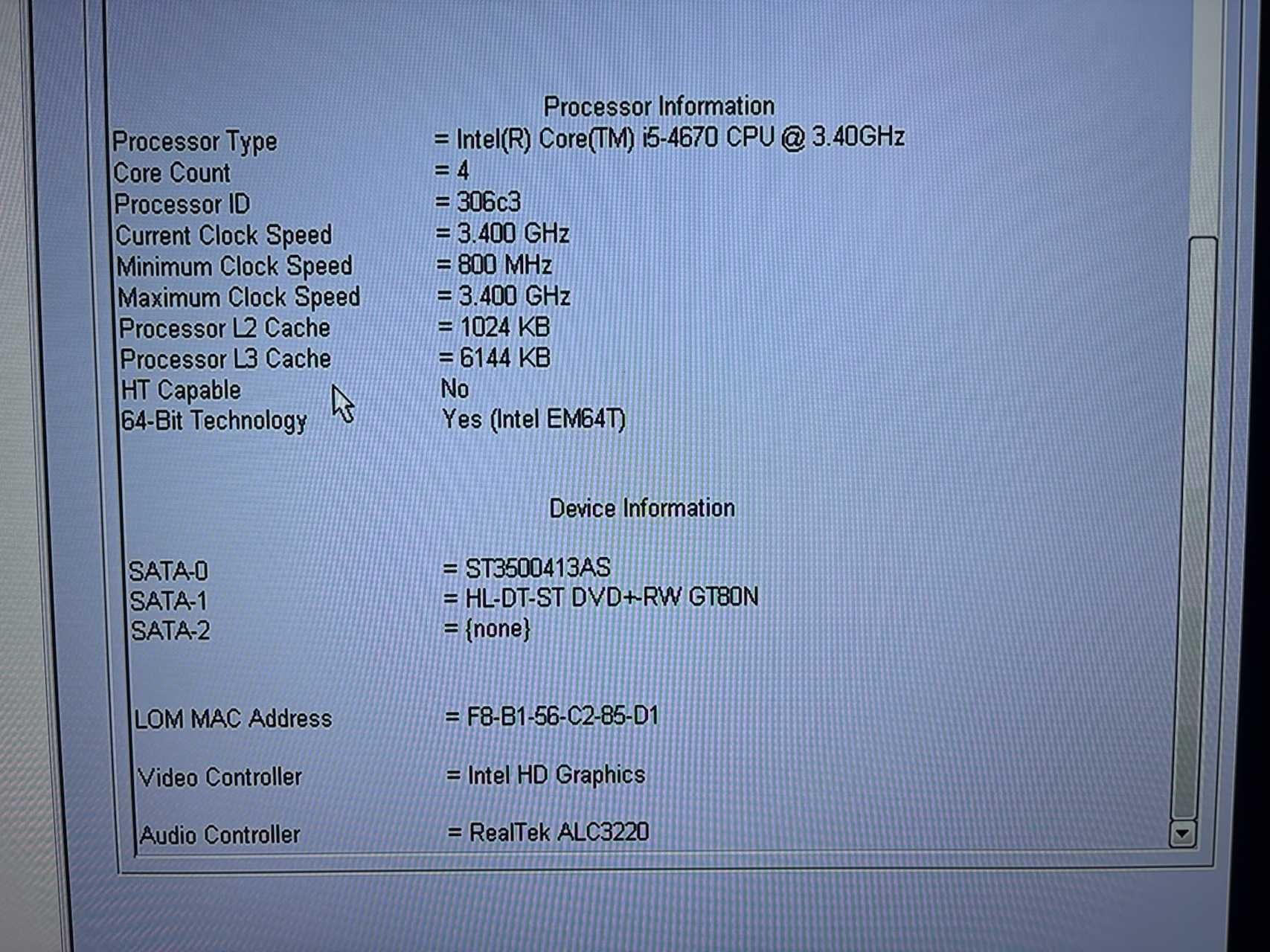 Sprzedam DELL Optiplex Intel i5, sprawny, idealny na homelab