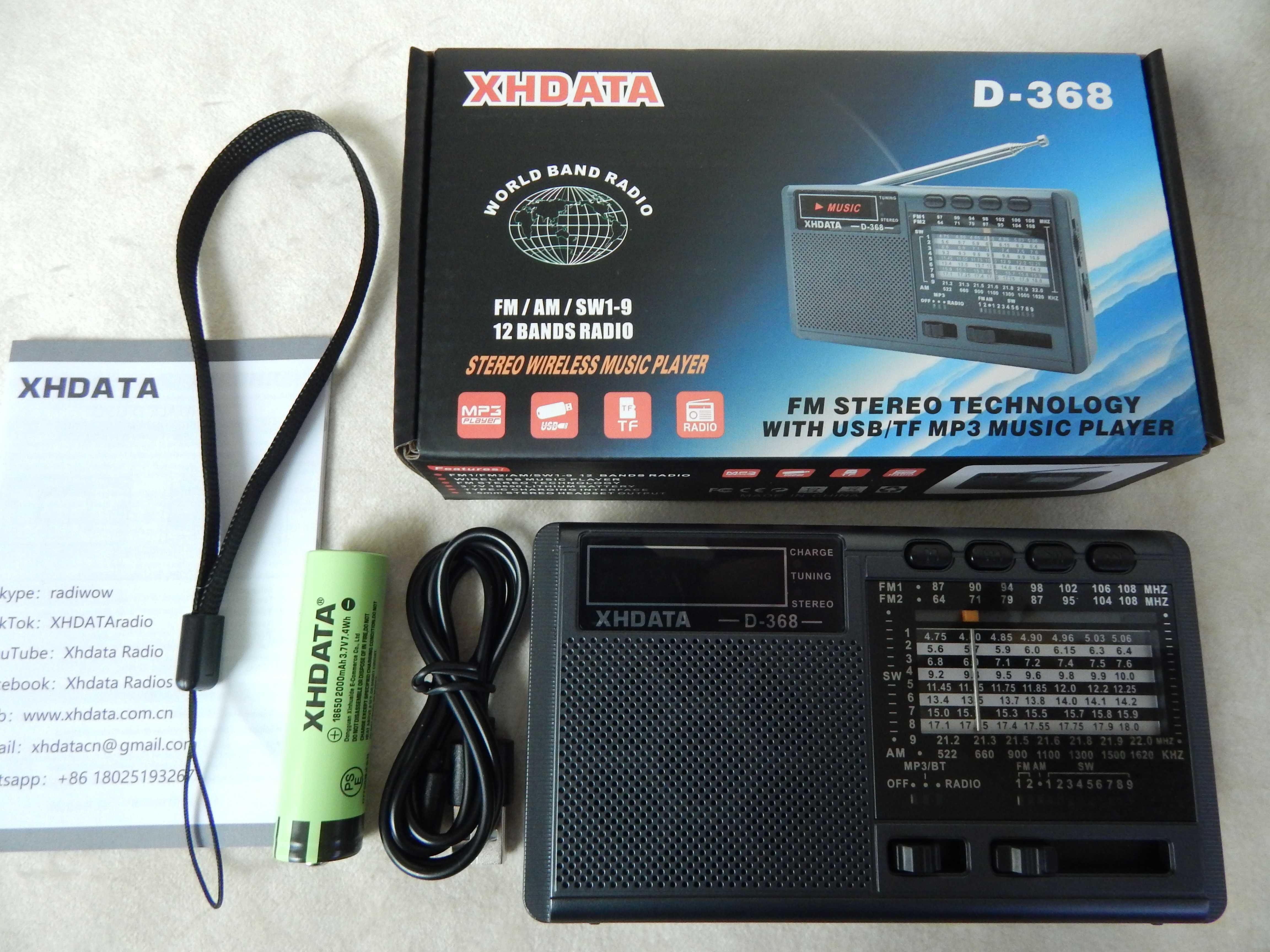 Радиоприемник XHDATA D-368