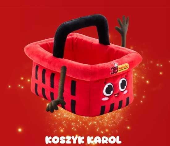 Nowa Gang Biedroniaków Koszyk Karol Maskotka Pluszak Zabawka Biedronka