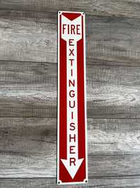 fire extinguisher ozdobna tabliczka