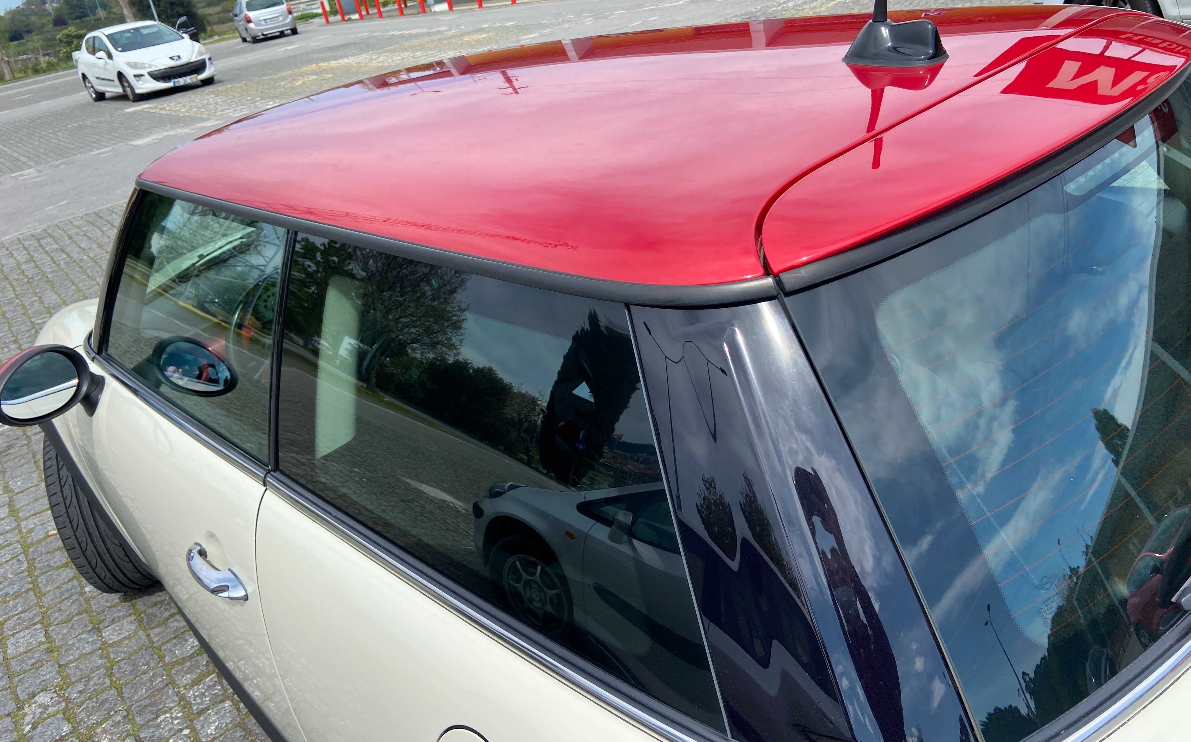 Tejadilho Mini Cooper, teto com bandeira, preto ou cores com vinil.