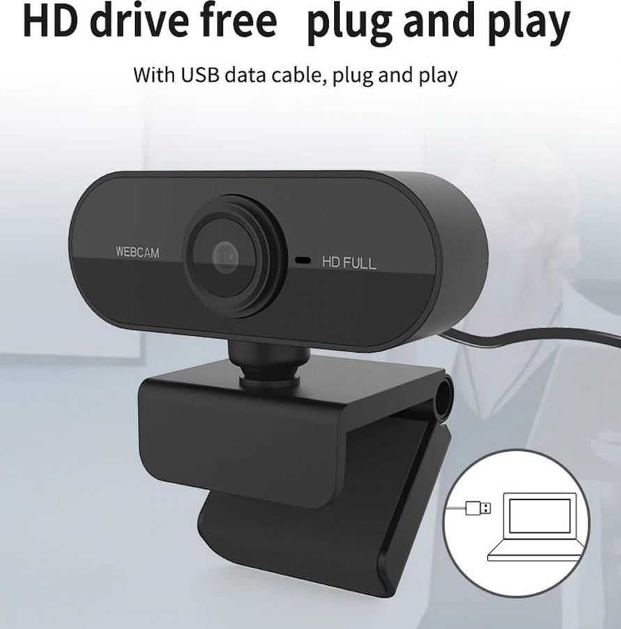 Webcam Com MicroFone FullHD 1920  x 1080 | USB