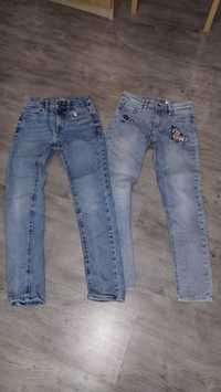 2 pary spodni jeans 140/146cm