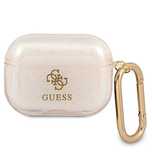 Etui Guess Glitter Collection na AirPods Pro - złote