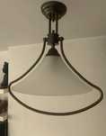 Lampa wisząca z mosiądzu