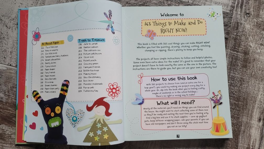 365 things to make and do right now, książka w j.angielskim