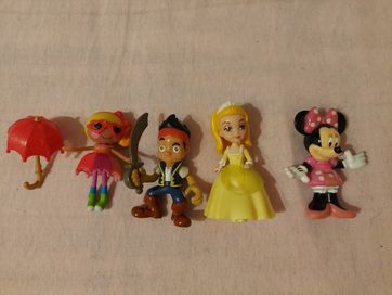 Figurki Minnie, Jake, Amber, Lalaloopsy