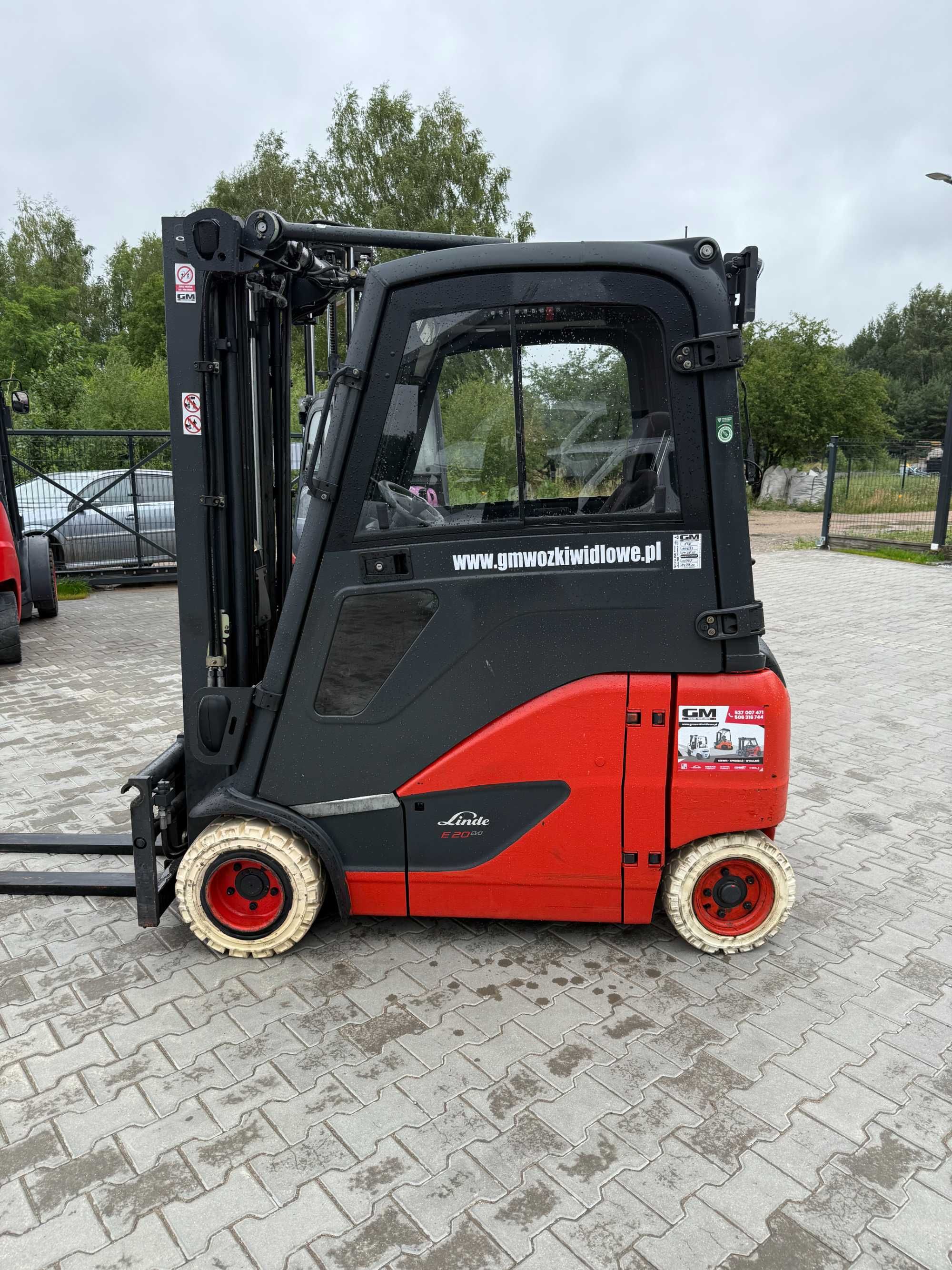 Wózek Widłowy Linde E20 PH 2016 Triplex 5 m Kabina Ogrzewanie