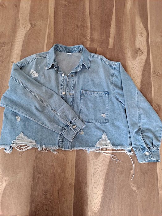 Kurtka-koszula jeansowa H&M