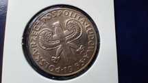 Stare monety 10 złotych 1965 Kolumna PRL piękna