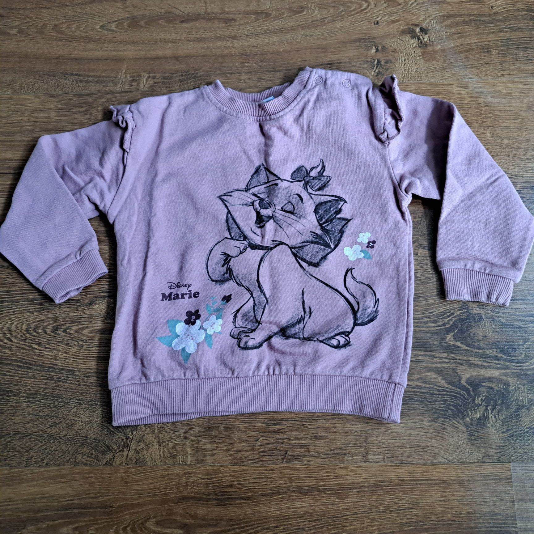 Bluza dla dziewczynki Disney Marie kotka 92