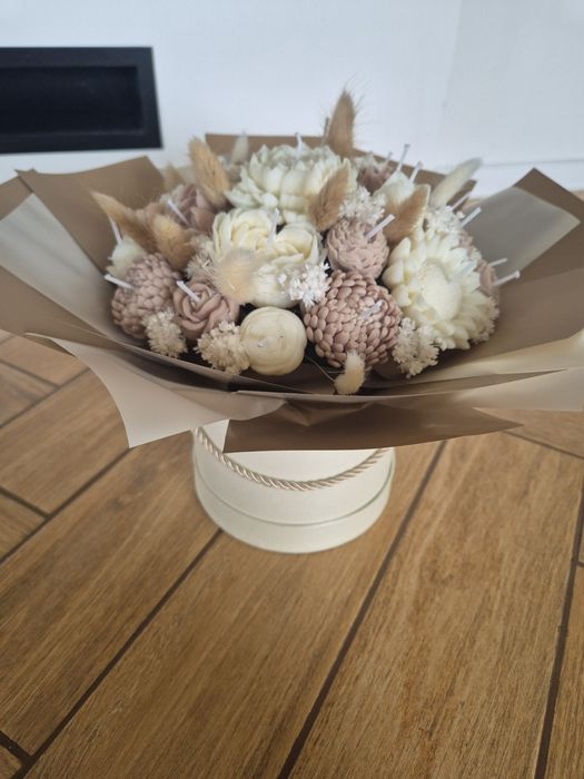 Flower box świece sojowe