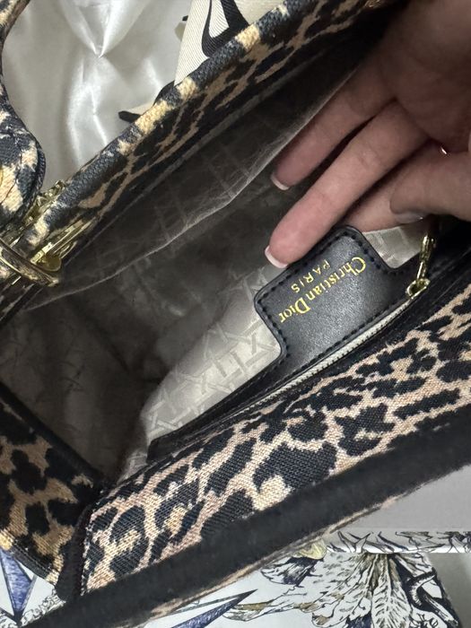 Сумка dior леопард