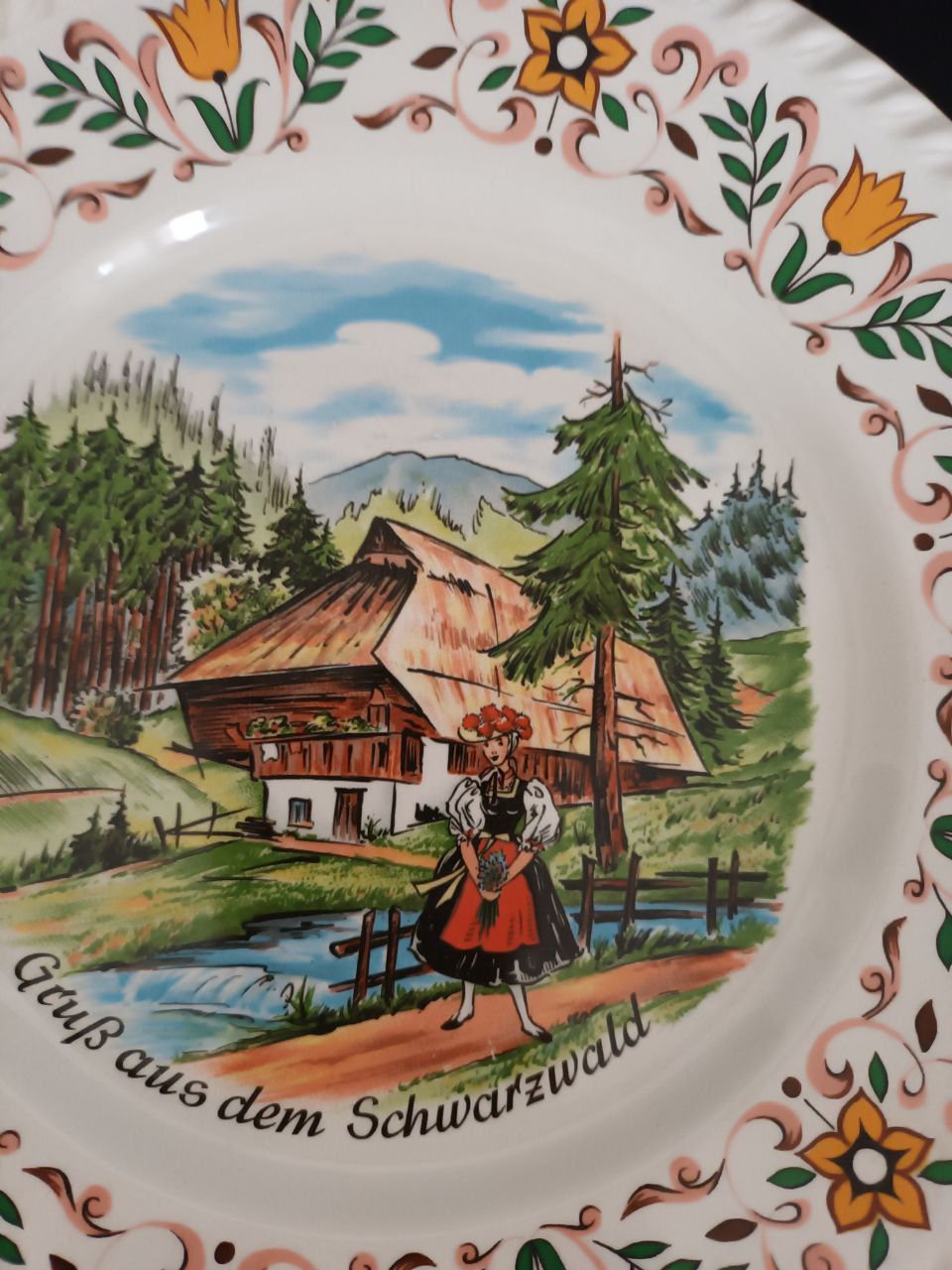 Фарфоровая тарелка. Германия.
