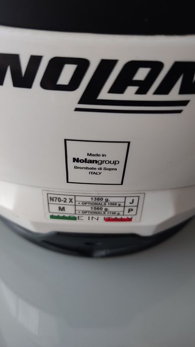 Capacete Nolan N70 2X, tamanho M