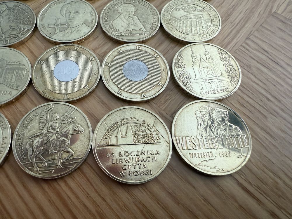 20 monet okolicznościowych 2zł