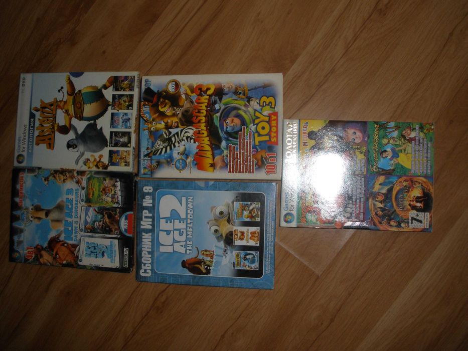 диски с играми по мультикам-лицензия отличного качества
