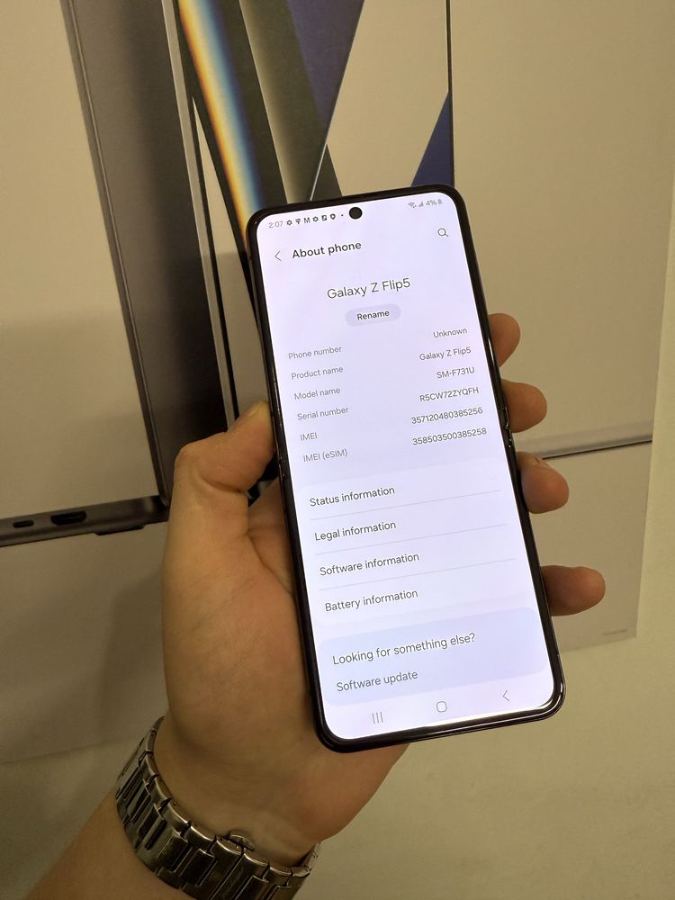 Samsung Flip 5 256GB Grey Locked T-Mobile