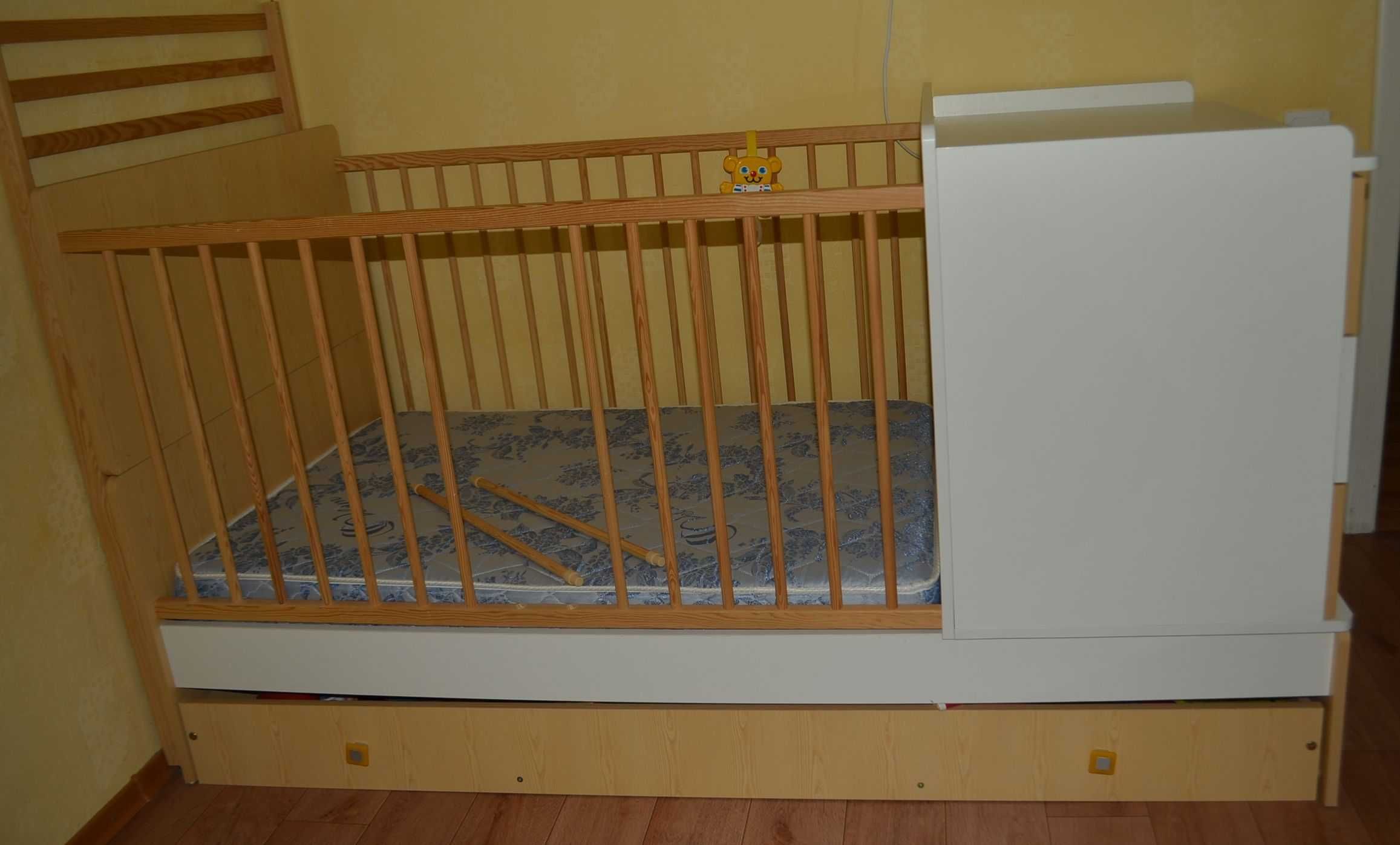 ліжко дитяче від народження, кровать детская трансформер 3 в 1