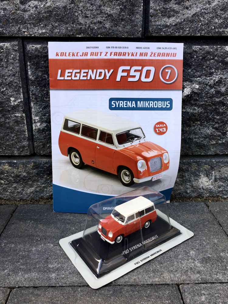 Czasopismo- SYRENA MIKROBUS-Legendy FSO,auta PRL,model