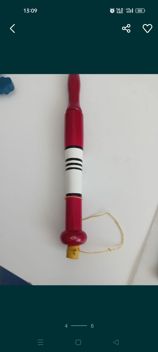 Pukawka drewniana pistolet korkowy