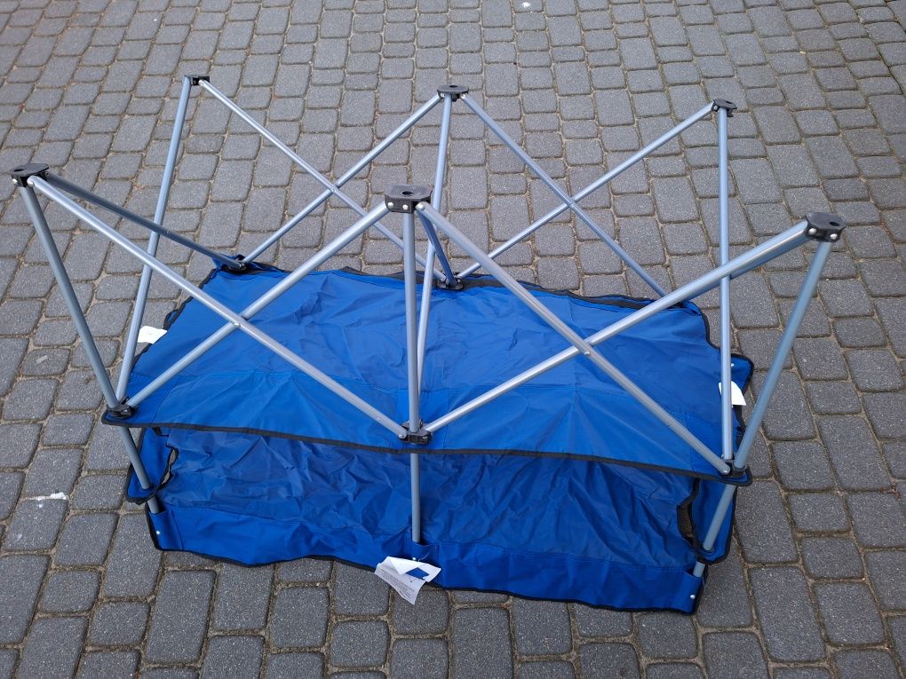 Krzesło turystyczne biwakowe podwójne duże