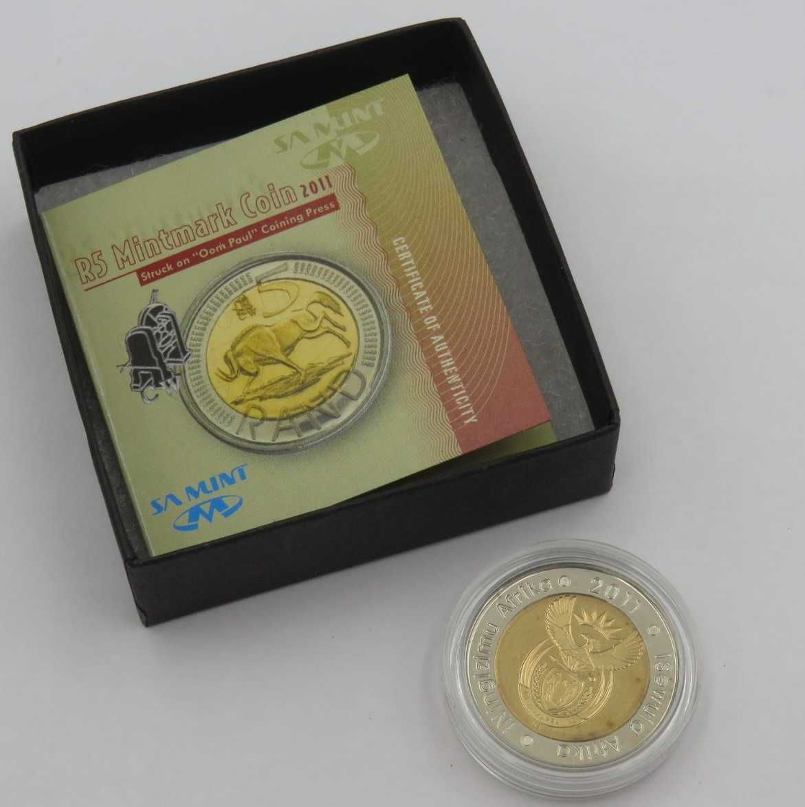 2011 Moeda sul-africana R5 Edição Limitada (Preço reduzido!)