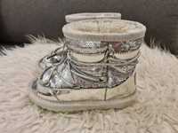 Buty zimowe śniegowce błyszczące emu eskimoski 25