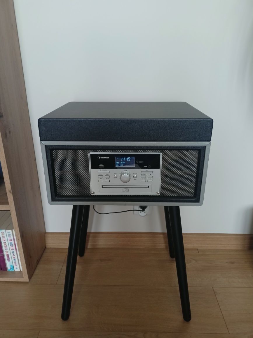 Gramofon Auna Mary Ann, CD, radio FM/DAB, Bluetooth, AUX, USB