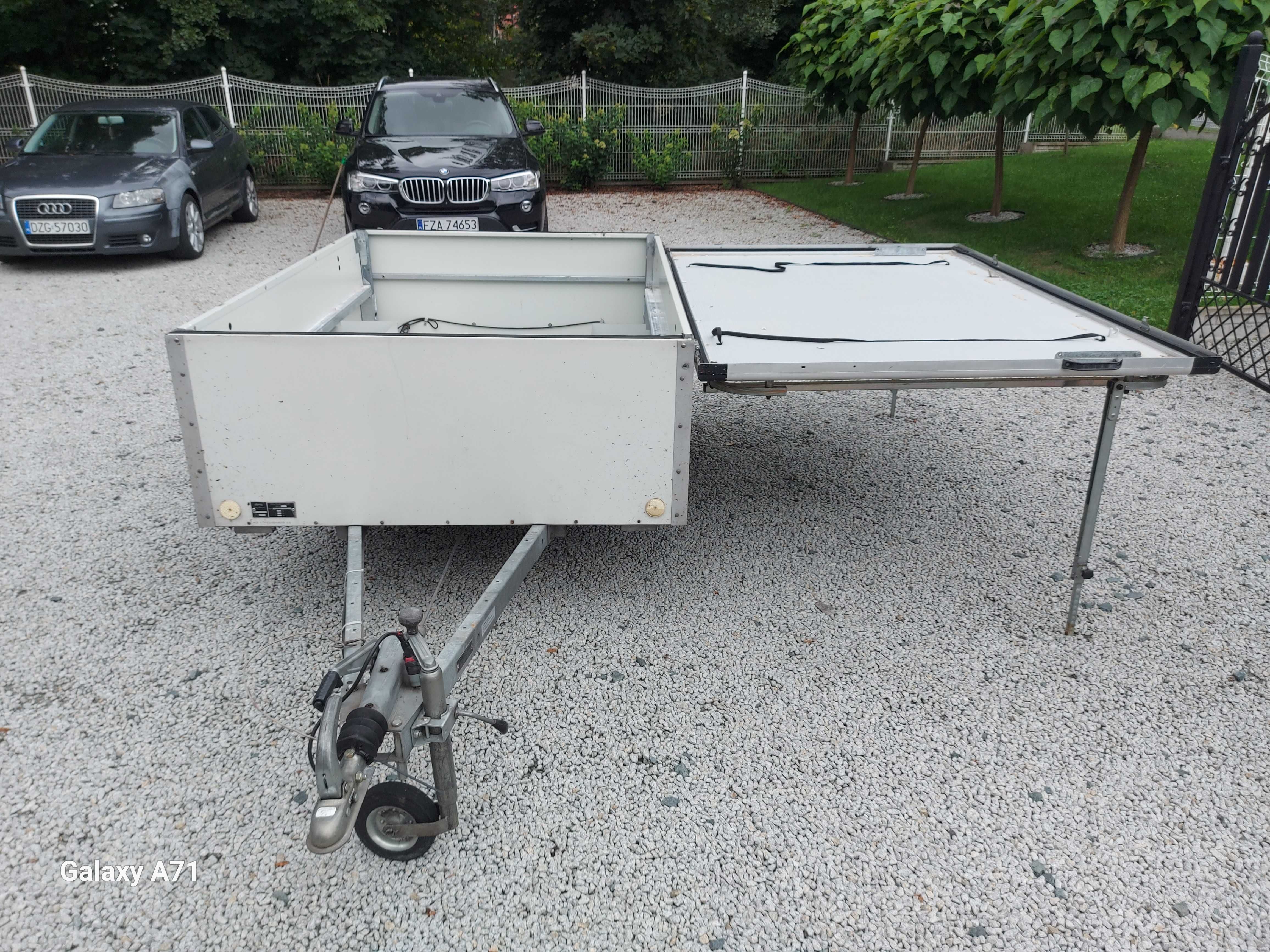 Przyczepka samochodowa STEMA WZA 650-650kg,2140x1450x570mm