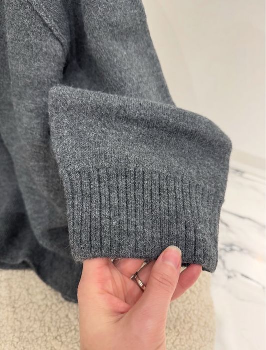 В’язаний кардиган на блискавці з рукавами реглан, кофта на змейке