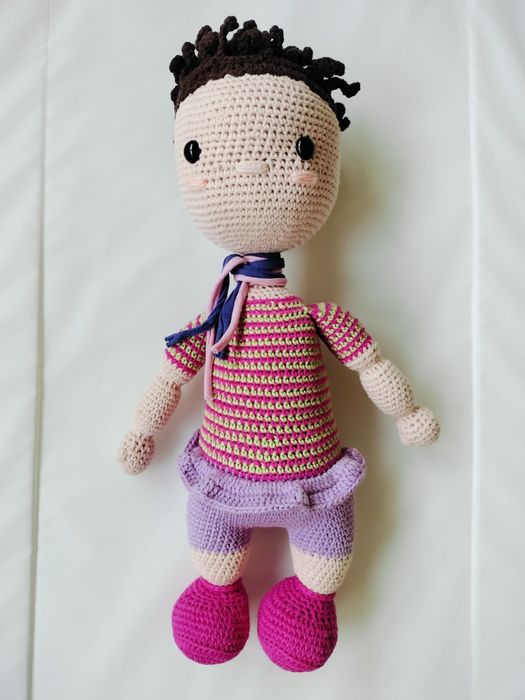 Boneca Amigurumi grande Nova! 45cm