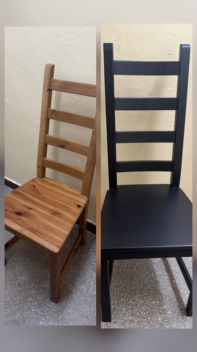 7 krzeseł IKEA Kautsby! Krzesła drewniane. Mocne krzesła