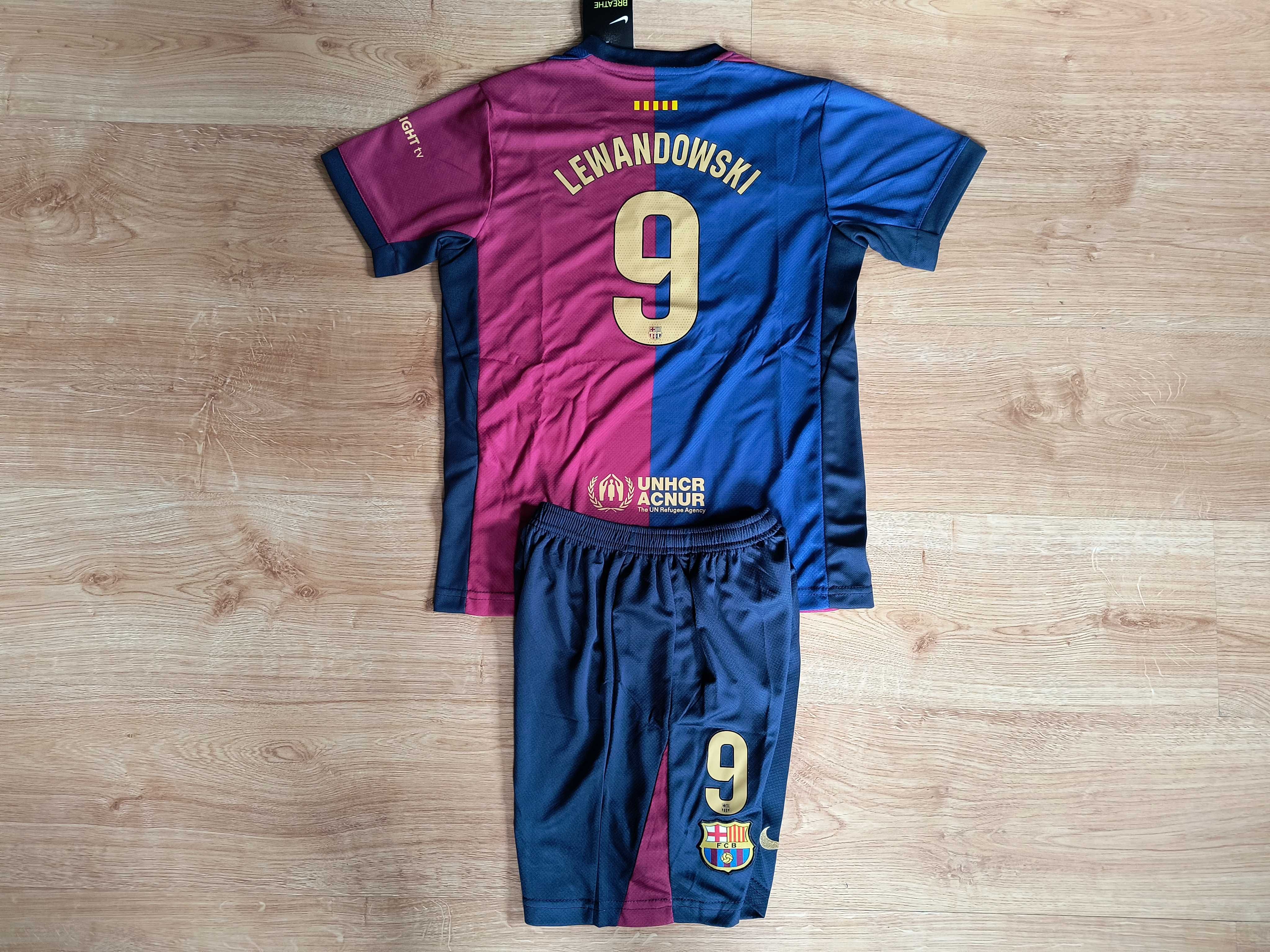 Strój dziecięcy FC Barcelona 24/25 Lewandowski 9 r. na 145-155cm