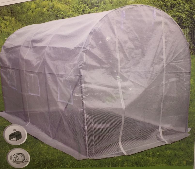 Tunel ogrodowy foliowy 3x2x2 m SKRĘCANY ! Szklarnia 6 m kw