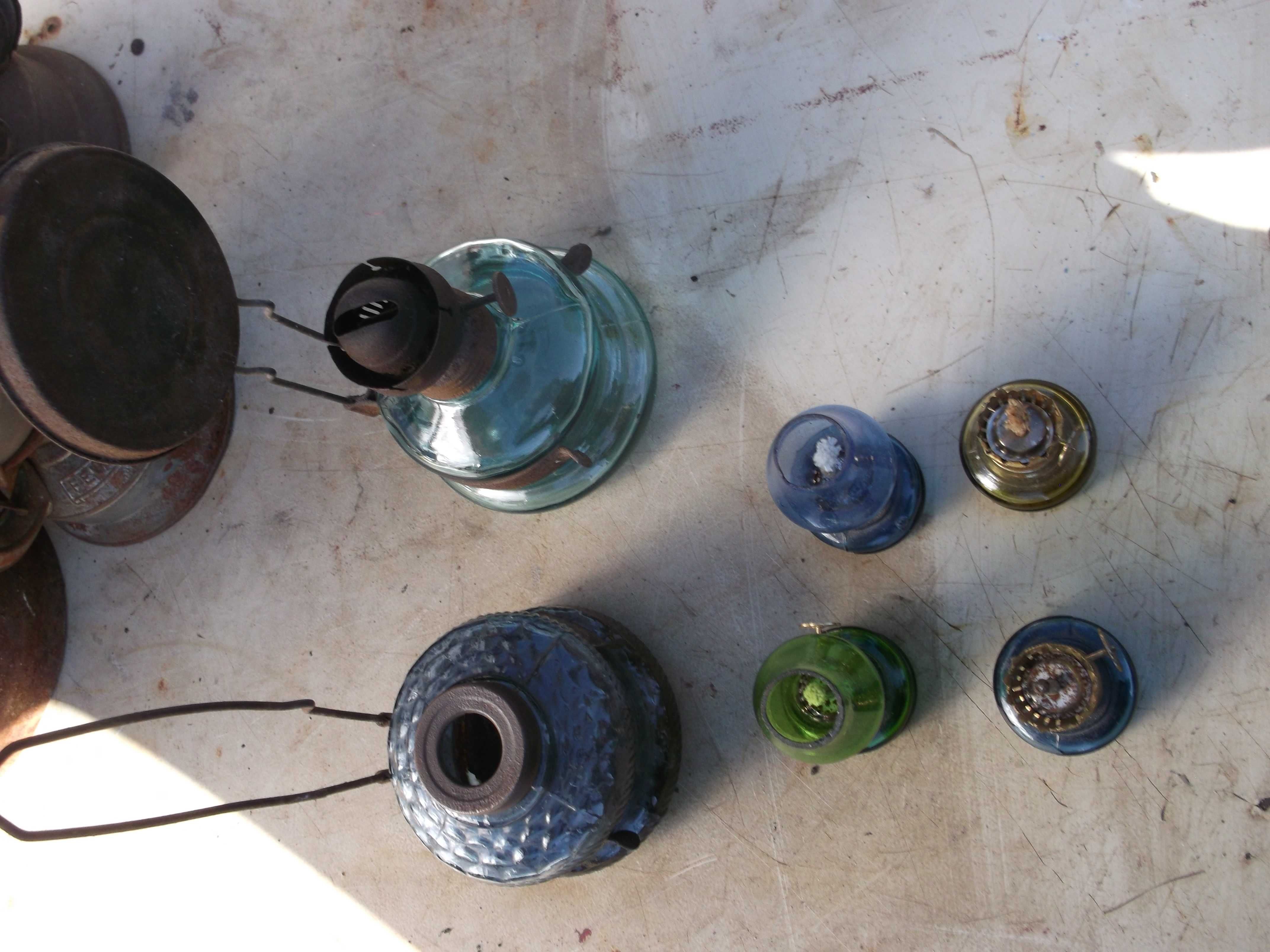 lampki naftowe miniaturowe z epoki prlu