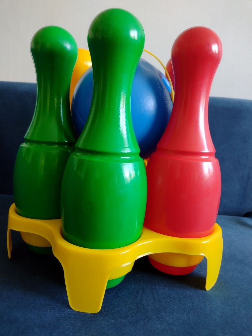Kręgle dla dzieci plastikowe komplet zabawki