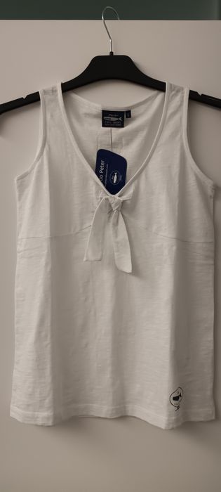 T-shirt de cavas Nova com Etiqueta