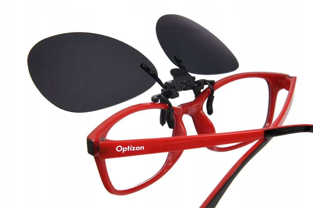 Lustrzanki Nakładka Przeciwsłoneczna Na Okulary Uchylna Z Polaryzacj