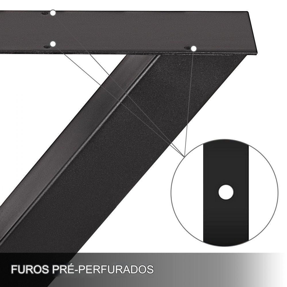 Pernas de Mesa, 2x Tischgestell, Design Industrial