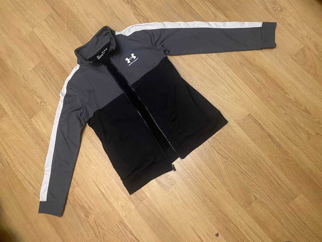 кофта under armour на молнии S-М  свитшот на молнии. андер армор