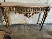 Vendo mesa com pedra marmore