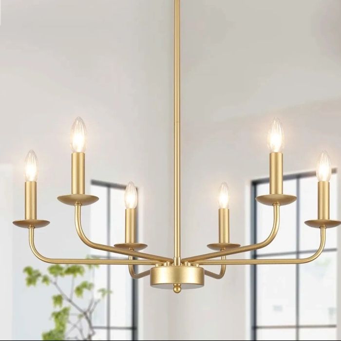 złoty żyrandol ashuaqi D0177-6